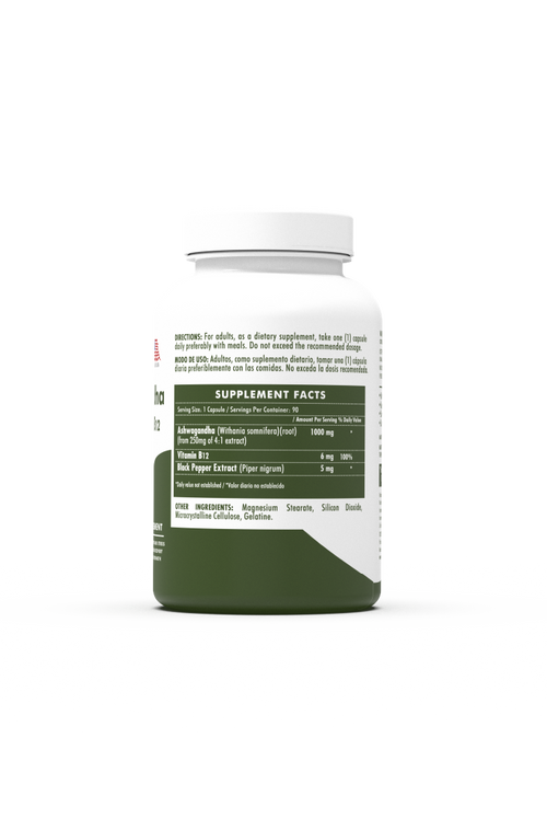 Ashwagandha Plus Vitamin B12 90caps