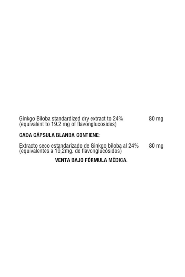 GINGKO BILOBA 80MG 90S