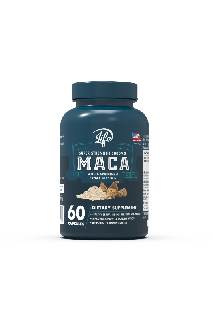 MACA + L-Arginina + Ginseng 60caps