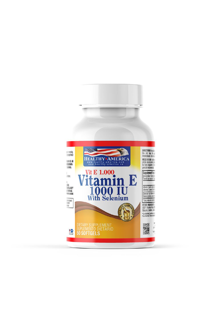 VITAMIN E 1000IU W SELEN 50S